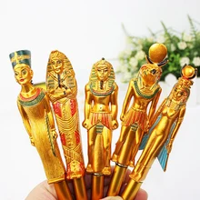 Creative Egyptian Pharaoh Blue Ink Ballpoint Pen Hot Stamping Mummy Writing Ballpoint Pen School Office Signing Pen Gift 
Creative Egyptian Pharaoh Blue Ink Ballpoint Pen Hot Stamping Mummy Writing Ballpoint Pen School Office Signing Pen Gift