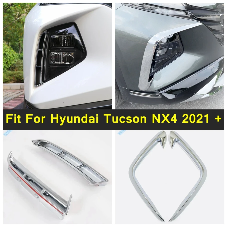 Front Bumper Fog / Light Foglight Lamp Cover Trim Carbon Fiber Fit For Hyundai Tucson NX4 2021 - 2023 Chrome Exterior Accessory
Front Bumper Fog / Light Foglight Lamp Cover Trim Carbon Fiber Fit For Hyundai Tucson NX4 2021 - 2023 Chrome Exterior Accessory