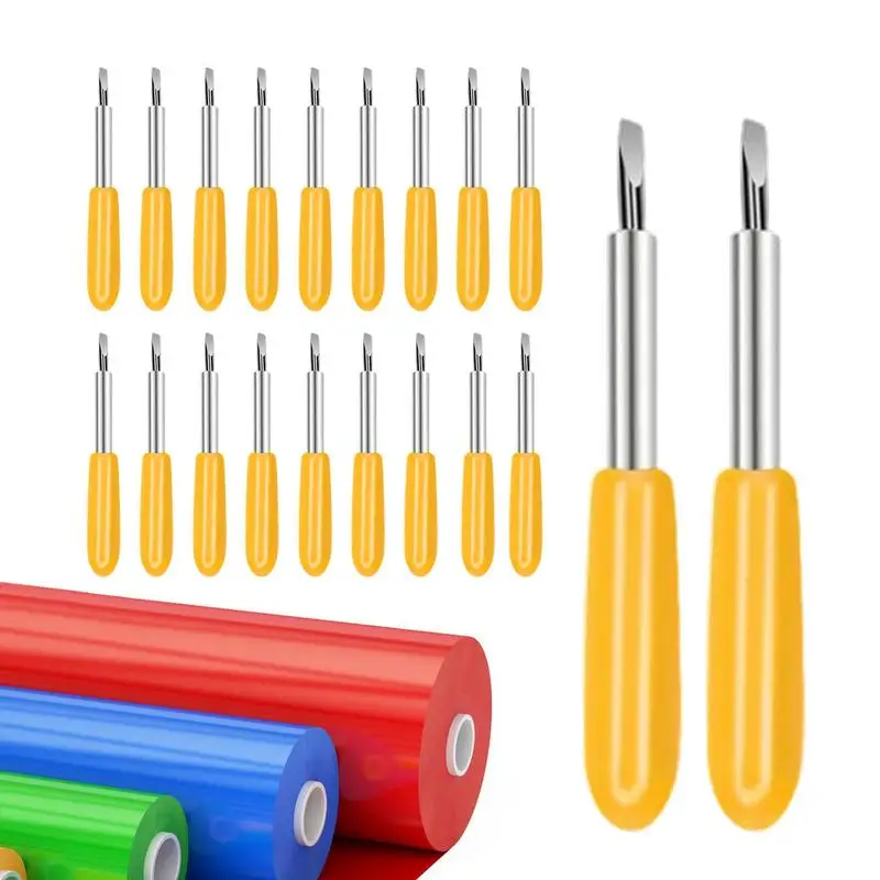 Plotter Knives 20pcs Multifunctional Roland Blade Knife Cutter Strong Hard Cutting Tool Tungsten Steel Plotter Cutter Tool
Plotter Knives 20pcs Multifunctional Roland Blade Knife Cutter Strong Hard Cutting Tool Tungsten Steel Plotter Cutter Tool