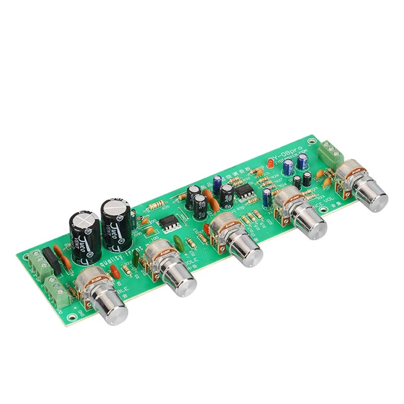 2.0 Hifi Audio Preamplifier Board Midrange Treble Balance Adjustable Audio Preamp Board with Tone Control
2.0 Hifi Audio Preamplifier Board Midrange Treble Balance Adjustable Audio Preamp Board with Tone Control