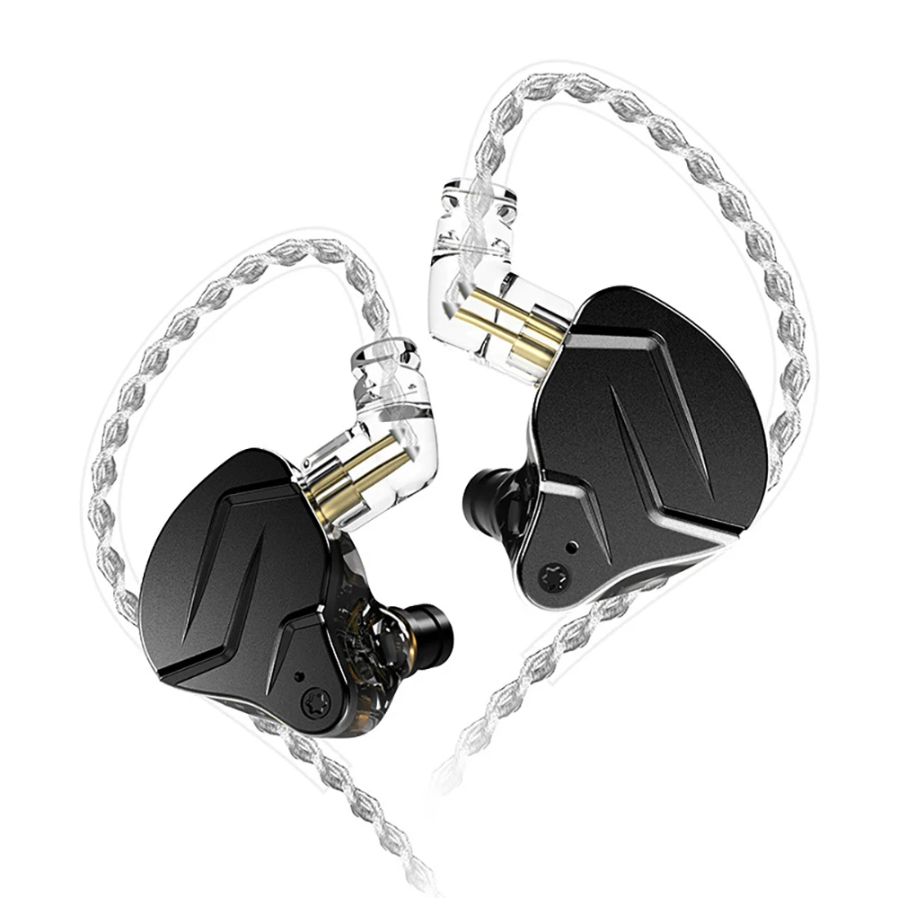 

KZ ZSN Pro X In-Ear Headphones 1BA+1DD Hybrid Technology HIFI Bass Earbuds Sports Noise Reduction Gaming Headset No Mic -C