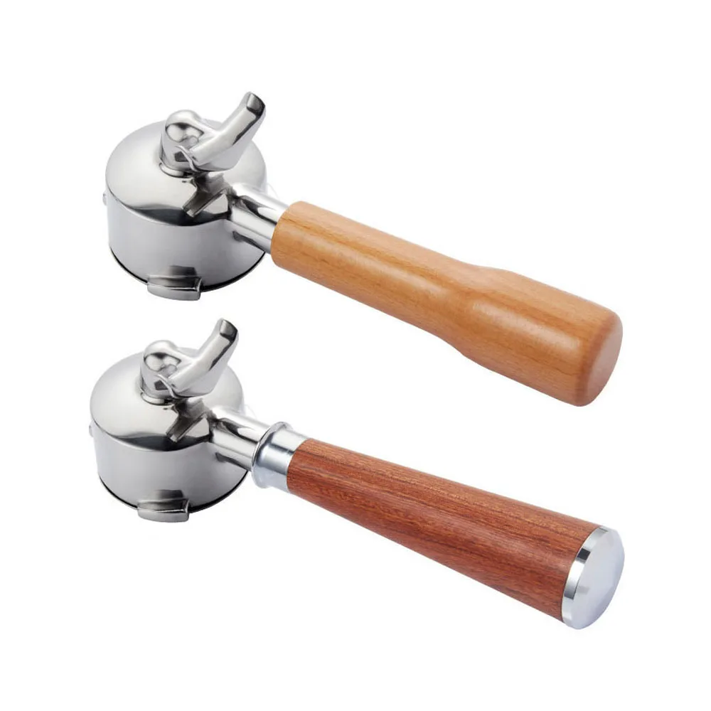 Coffee Portafilter Double Spout Portafilter 54mm Stainless Steel Basket Sour Wood Branch Beech For Barista Coffee Accessories
Coffee Portafilter Double Spout Portafilter 54mm Stainless Steel Basket Sour Wood Branch Beech For Barista Coffee Accessories