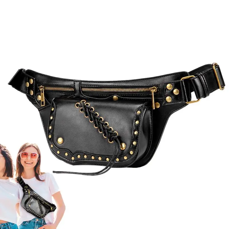 

Fanny Bag Crossbody Waist Bag Steampunk Travel Chest Pack Crossbody Sling Bags For Women Fanny Packs For Work Beach Hiking Dates