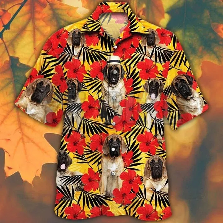 English Mastiff Hibiscus Flower Hawaiian Shirt 3D All Over Printed Hawaiian Shirt Men's For Women's Harajuku Casual Shirt Unisex
English Mastiff Hibiscus Flower Hawaiian Shirt 3D All Over Printed Hawaiian Shirt Men's For Women's Harajuku Casual Shirt Unisex