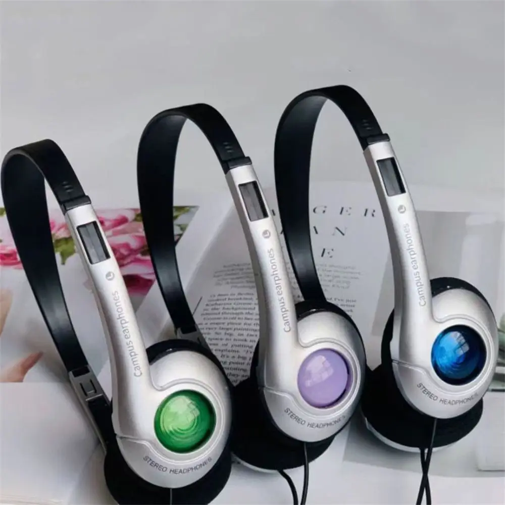 

Millennium Wind Retro Headset Classic Vintage Over Ear Y2K Headphone Personality Type C Wired Headphone CD/Walkman/Mp3