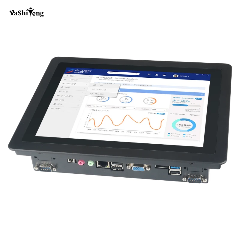 

11.6 Inch 1920*1080 All in One PC Industrial Fanless Computer Capacitive Touch Screen IP65 Waterproof All in One Android Tablet