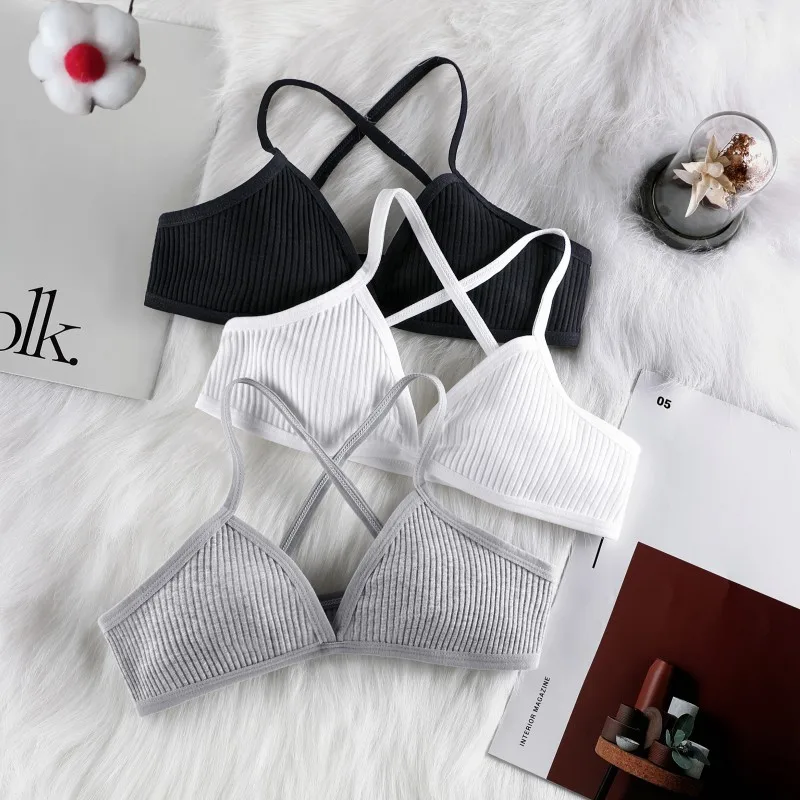 Comfort Cotton Bras One Piece Ladies Plus Size Women Thin Sport Pulovers Corset Female Harness Seamless Rib No Liner Underwear
Comfort Cotton Bras One Piece Ladies Plus Size Women Thin Sport Pulovers Corset Female Harness Seamless Rib No Liner Underwear