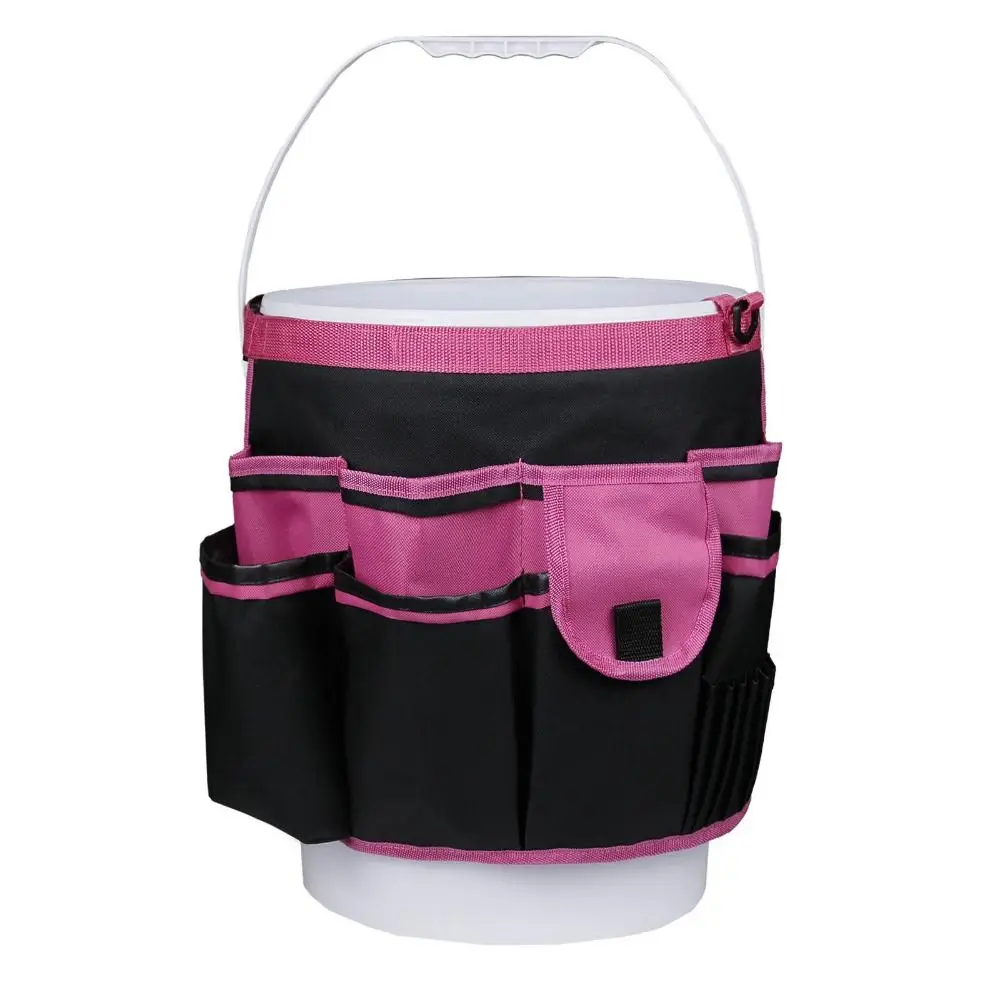 Oxford Fabric Gardening Tools Bucket Bag Portable with 34 Pocket Bucket Tool Storage Bag Durable Tools Excluded
Oxford Fabric Gardening Tools Bucket Bag Portable with 34 Pocket Bucket Tool Storage Bag Durable Tools Excluded