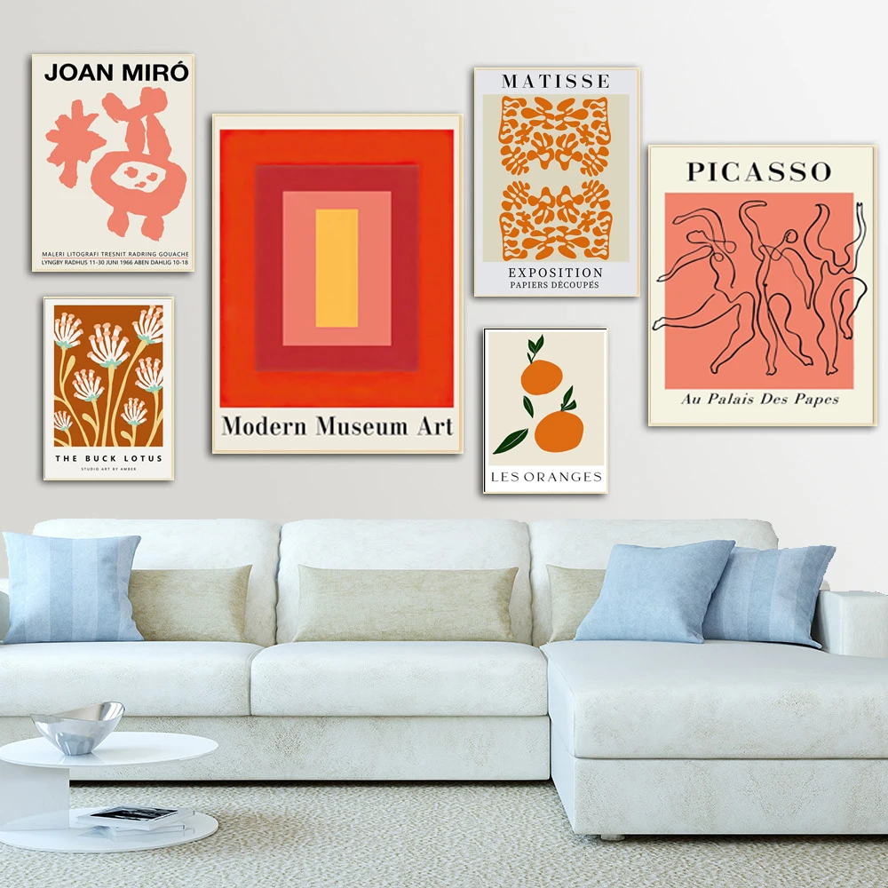 Matisse Picasso Abstract Yayoi Kusama Wall Art Canvas Painting Nordic Aesthetics Posters and Prints Living Room Decor Pictures
Matisse Picasso Abstract Yayoi Kusama Wall Art Canvas Painting Nordic Aesthetics Posters and Prints Living Room Decor Pictures