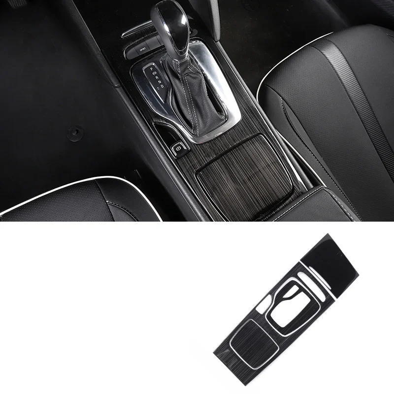 

for Buick Regal Gs Opel Insignia Car Central Control Gear Panel chrome trim Interior Accessories 2017 2018 2019 2020 Auto trims
