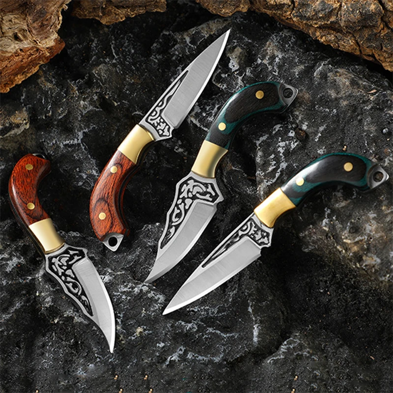 Stainless Steel Pocket Knife EDC Mini Knives Kitchen Peeling Fruit Knife Portable Unpacking Cutter
Stainless Steel Pocket Knife EDC Mini Knives Kitchen Peeling Fruit Knife Portable Unpacking Cutter