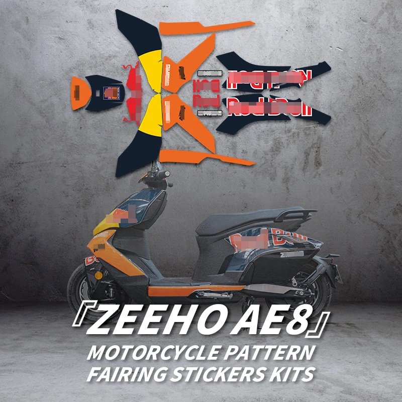 

Used For CFMOTO ZEEHO AE8 AE8S+ Pattern Printing Stickers Kits Motorcycle Accessories Protection And Decoration Various styles