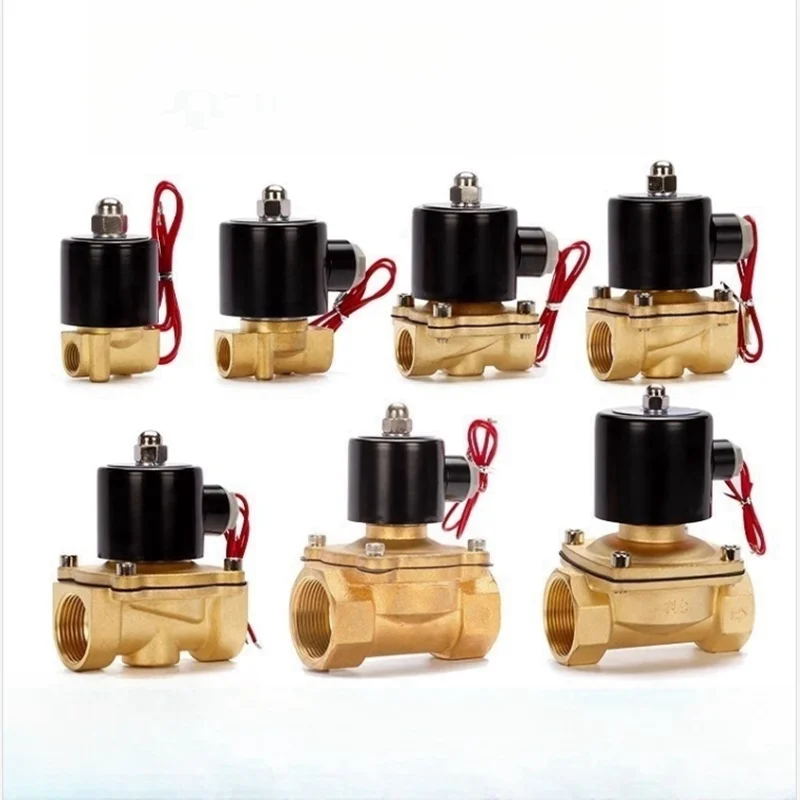 

Electric Solenoid Valve 1/4" 3/8" 1/2" 3/4" 1" DN8/10/15/20/25/50 Normally Closed Pneumatic for Water Oil Air 12V 24V 220V 110V