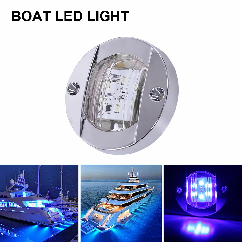 DC 12V Marine Boat Transom LED Stern Light Round Cold LED Tail Lamp Yacht Accessories Waterproof
DC 12V Marine Boat Transom LED Stern Light Round Cold LED Tail Lamp Yacht Accessories Waterproof