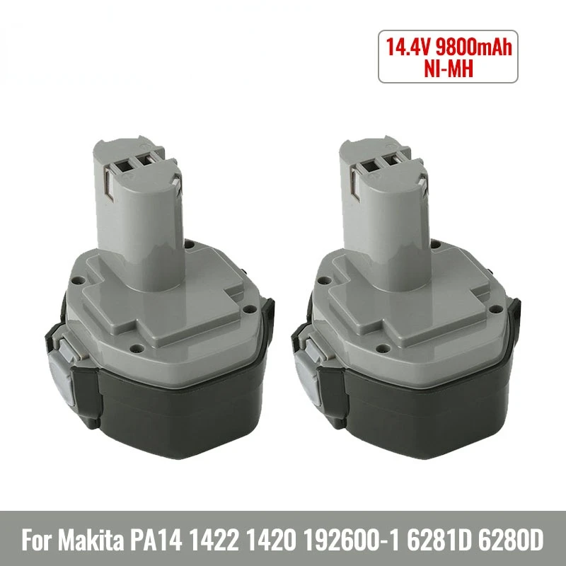 100% Original 14.4V 9800MAH BATTERY FOR MAKITA 14.4V Battery 3.0AH 1420 1422 1433 1434 1435F 193158-3 Power Tool Ni-MH·
100% Original 14.4V 9800MAH BATTERY FOR MAKITA 14.4V Battery 3.0AH 1420 1422 1433 1434 1435F 193158-3 Power Tool Ni-MH·