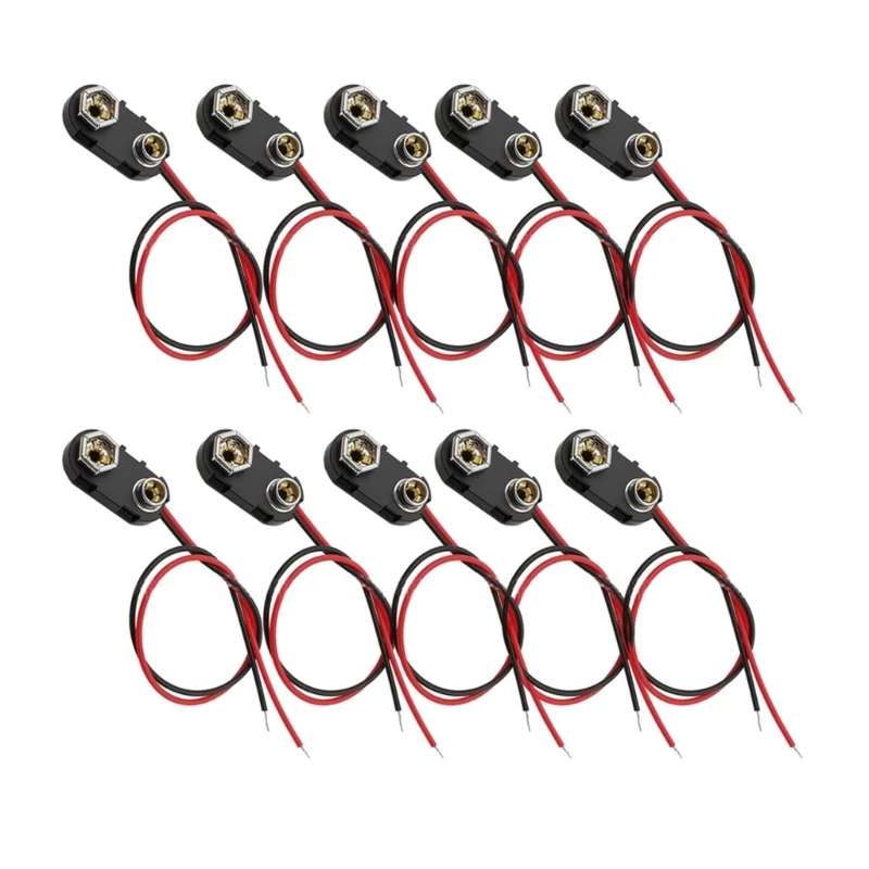 10Pcs 9V Connector with 15cm Connectors 9 Holder for Connection Cable LED DropShipping
10Pcs 9V Connector with 15cm Connectors 9 Holder for Connection Cable LED DropShipping