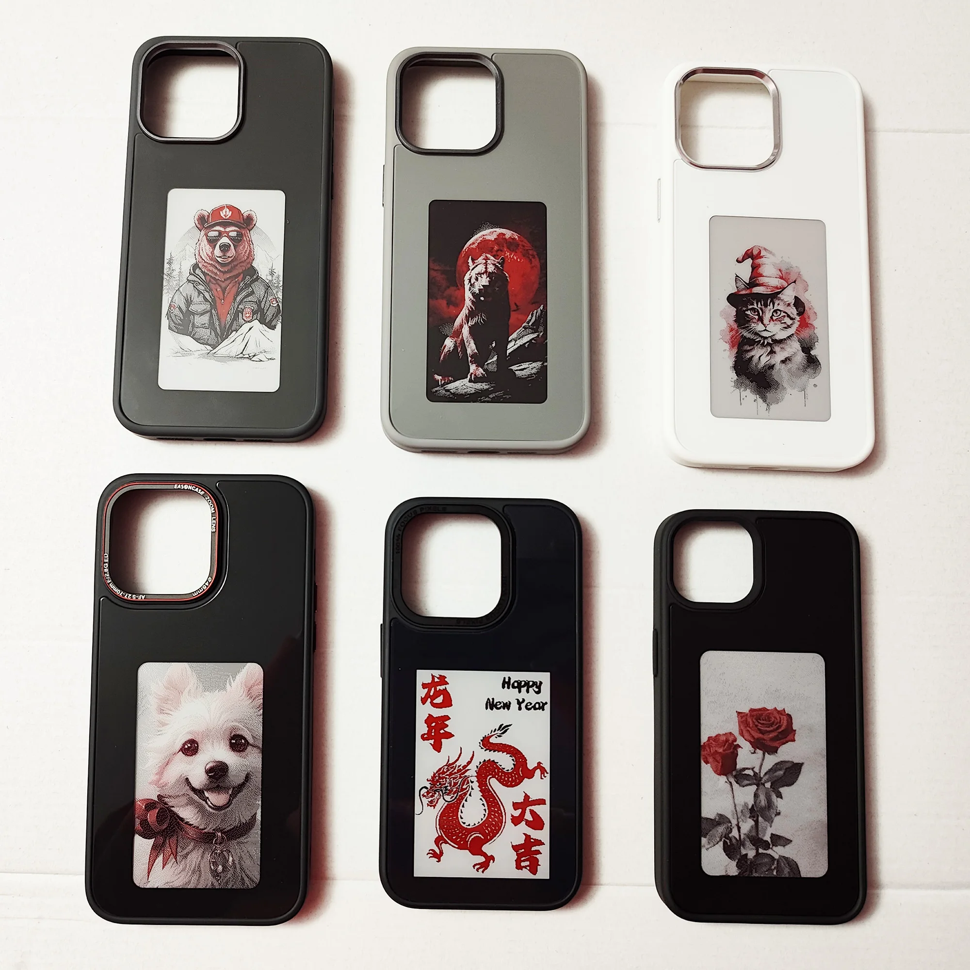 3 Colors Eink Case DIY ink Screen Phone Case C1 for iPhone 12 13 14 15 Pro Max Re ink Case Case Shockproof Battery Free NFC APP
3 Colors Eink Case DIY ink Screen Phone Case C1 for iPhone 12 13 14 15 Pro Max Re ink Case Case Shockproof Battery Free NFC APP