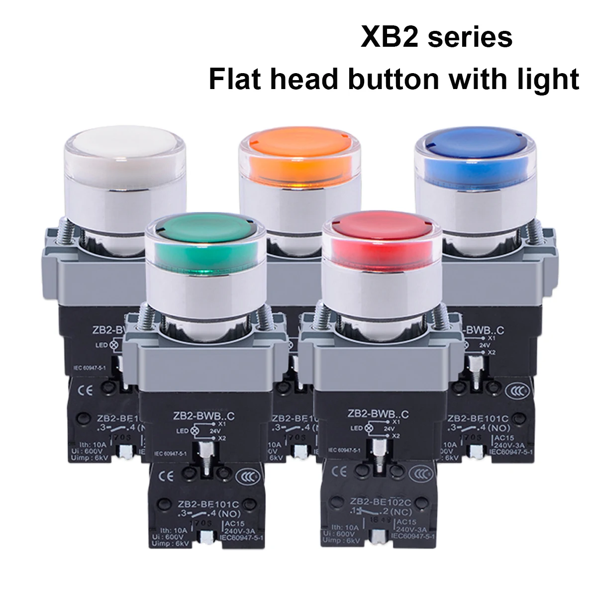 1Pcs XB2-BW3161 XB2-BW3361 XB2-BW3462 XB2-BW3561 XB2-BW3661 Metal Button With Light Self Reset/Self Lock Aperture 22mm 24V 380V
1Pcs XB2-BW3161 XB2-BW3361 XB2-BW3462 XB2-BW3561 XB2-BW3661 Metal Button With Light Self Reset/Self Lock Aperture 22mm 24V 380V