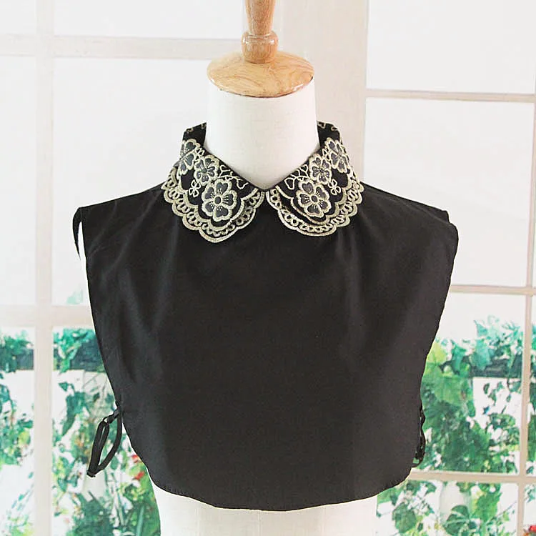Women's Shirt Fake Collar Removable Faux Cols Ladies Black Sweater Lapel Shirt Detachable False Blouse Collar Half Shirt
Women's Shirt Fake Collar Removable Faux Cols Ladies Black Sweater Lapel Shirt Detachable False Blouse Collar Half Shirt