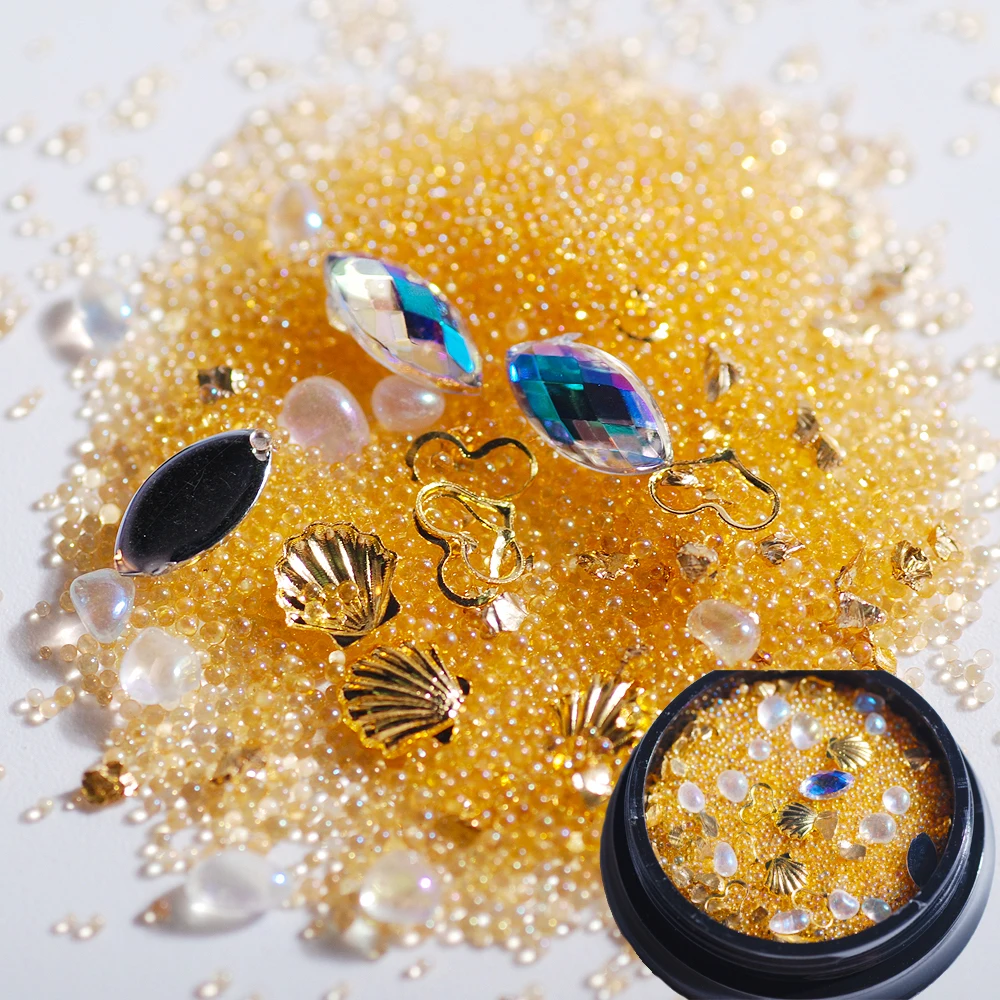 1Box Boutique Charm Rhinestones Acrylic Horse Eye Shape AB Crystal Gems Rivet Caviar Bead Mix For DIY 3D Nail Art Decorations
1Box Boutique Charm Rhinestones Acrylic Horse Eye Shape AB Crystal Gems Rivet Caviar Bead Mix For DIY 3D Nail Art Decorations