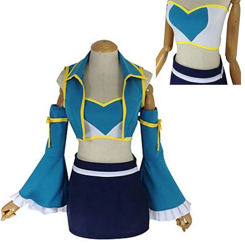 New Lucy Heartfilia Fairy Tail 7 years later cosplay costume lolita girls school uniform Sailor skirt suit party dress costume
New Lucy Heartfilia Fairy Tail 7 years later cosplay costume lolita girls school uniform Sailor skirt suit party dress costume