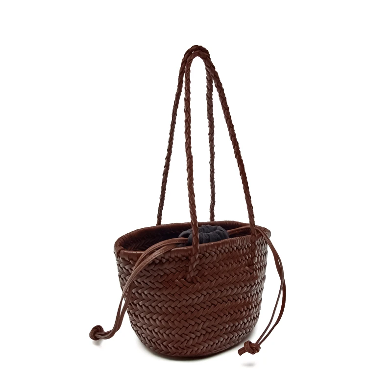 Vegant Leather Woven Tote Bag for Women Classical Handwoven Drawstring Shoulder Shopper Purse Big Capacity Beach Handbag
Vegant Leather Woven Tote Bag for Women Classical Handwoven Drawstring Shoulder Shopper Purse Big Capacity Beach Handbag