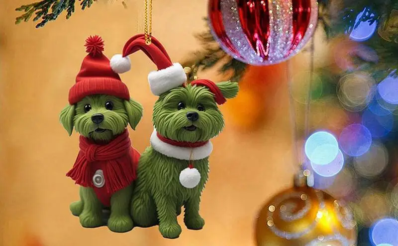 Christmas Tree Dog Ornaments 2D Waterproof Acrylic Dog Ornaments Christmas Pendant Dog Decoration Tree Ornaments 9pcs Christmas
Christmas Tree Dog Ornaments 2D Waterproof Acrylic Dog Ornaments Christmas Pendant Dog Decoration Tree Ornaments 9pcs Christmas