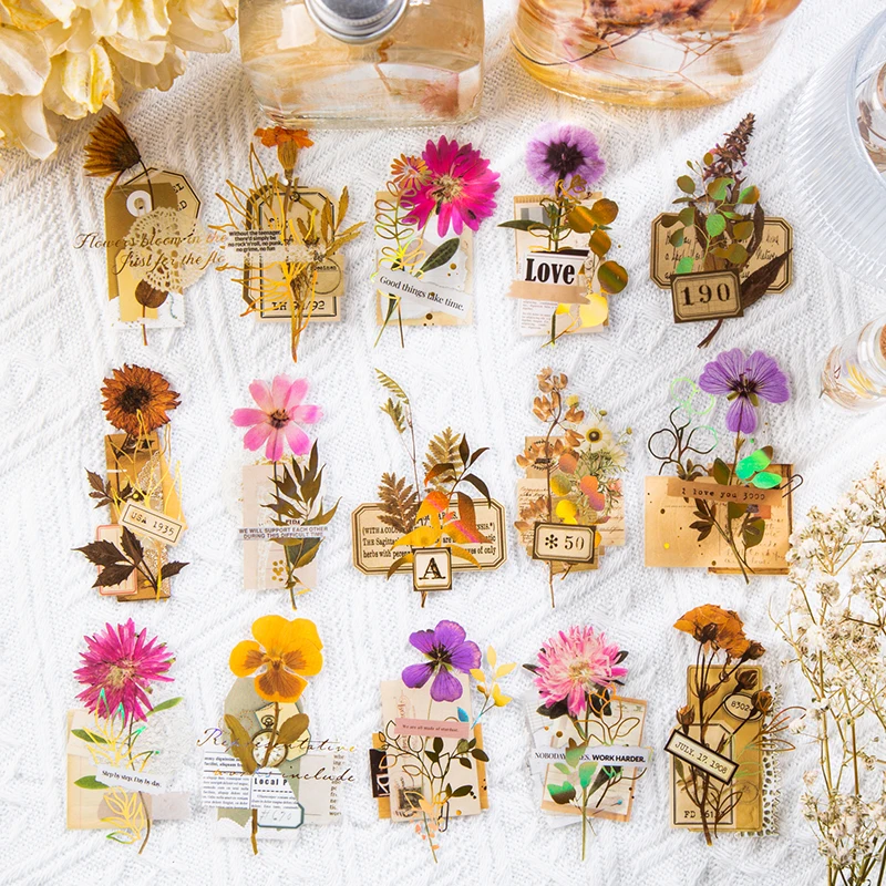 30Pcs/Pack Dried Flowers And Label Patterns Stickers Letters Art Scrapbooking Handmade Hand Account Postcards Sealing Sticker
30Pcs/Pack Dried Flowers And Label Patterns Stickers Letters Art Scrapbooking Handmade Hand Account Postcards Sealing Sticker