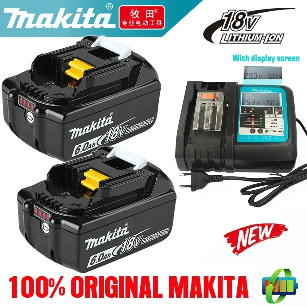 100% Original Makita 6Ah/5Ah/3Ah for Makita 18V Battery BL1830B BL1850B BL1850 BL1840 BL1860 BL1815 Replacement Lithium Battery 
100% Original Makita 6Ah/5Ah/3Ah for Makita 18V Battery BL1830B BL1850B BL1850 BL1840 BL1860 BL1815 Replacement Lithium Battery