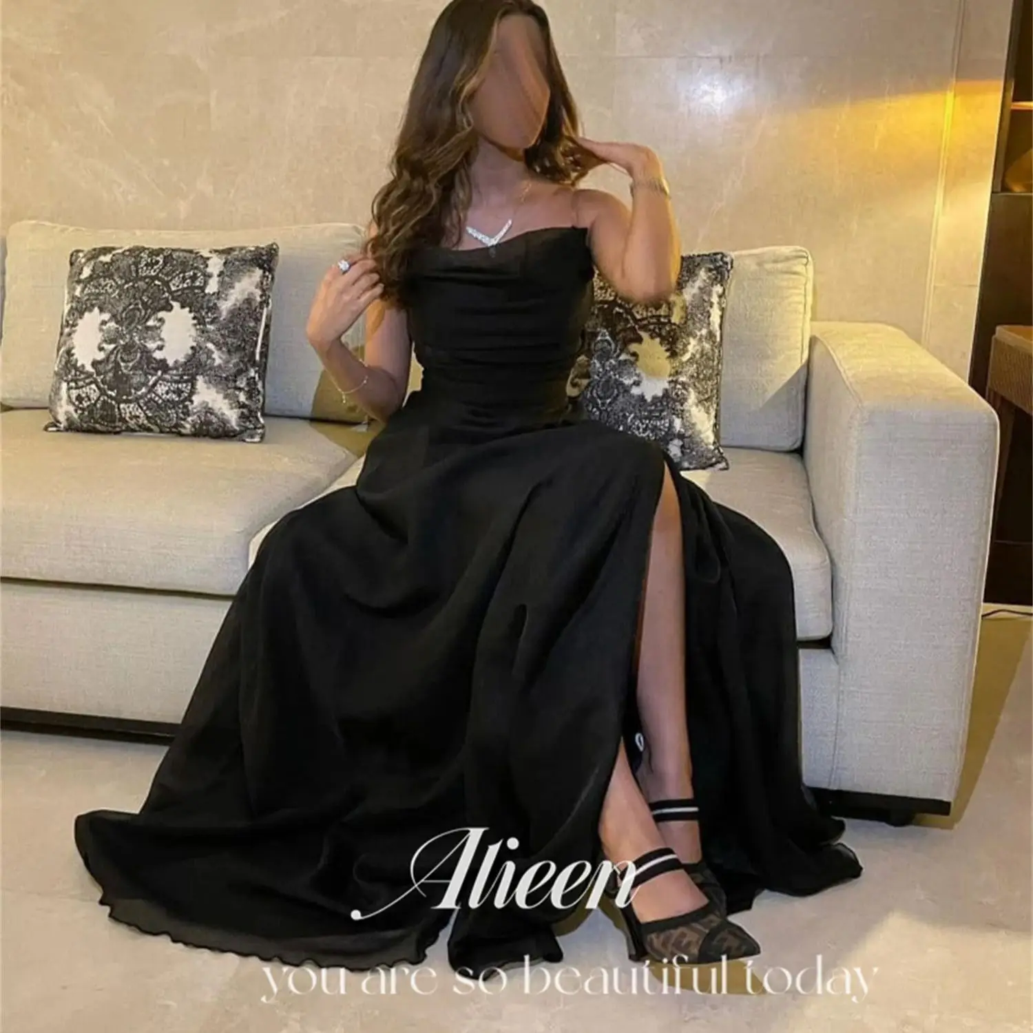 Aileen Black Organza A-line Off the Shoulder Dresses Gala Prom Cheap Free Shipping Luxury Evening 2023 Women Formal Dress Woman
Aileen Black Organza A-line Off the Shoulder Dresses Gala Prom Cheap Free Shipping Luxury Evening 2023 Women Formal Dress Woman