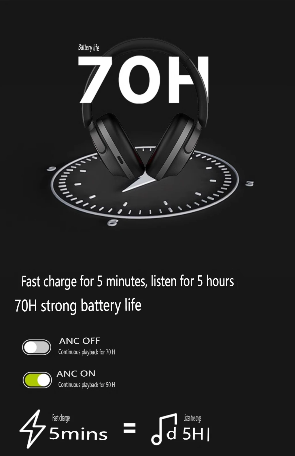 Wireless Bluetooth Active Noise Cancelling Headphones 1MORE Sonoflow HC905, Hi-Res LDAC 70H Battery, Connect 2 Devices, 5 Mic Wireless Bluetooth Active Noise Cancelling Headphones 1MORE Sonoflow HC905, Hi-Res LDAC 70H Battery, Connect 2 Devices, 5 Mic