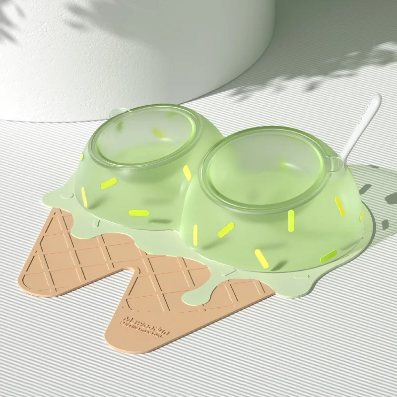 Ice Cream Cat Bowl PVC Placemat Anti-Black Chin Tilt High Foot Neck Guard Cat Dog Basin Easy to Clean Pet Drinking Water Bowl
Ice Cream Cat Bowl PVC Placemat Anti-Black Chin Tilt High Foot Neck Guard Cat Dog Basin Easy to Clean Pet Drinking Water Bowl
