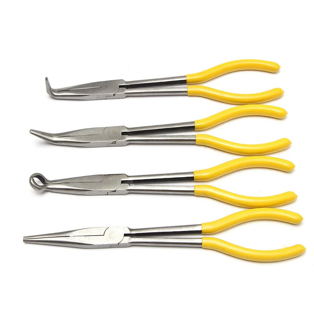 UYANGG Extra Long Pliers Bent Nose Plier Hand Repair Tools O-shape Tip Craft RepairingTool 0/25/45/90 Degree Curved Nose Plier
UYANGG Extra Long Pliers Bent Nose Plier Hand Repair Tools O-shape Tip Craft RepairingTool 0/25/45/90 Degree Curved Nose Plier