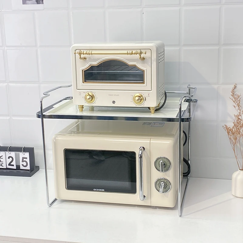 Kitchen Folding Microwave Oven Oven Integrated Household Double-Layer Shelf Countertop Organizer Multi-Functional Small
Kitchen Folding Microwave Oven Oven Integrated Household Double-Layer Shelf Countertop Organizer Multi-Functional Small