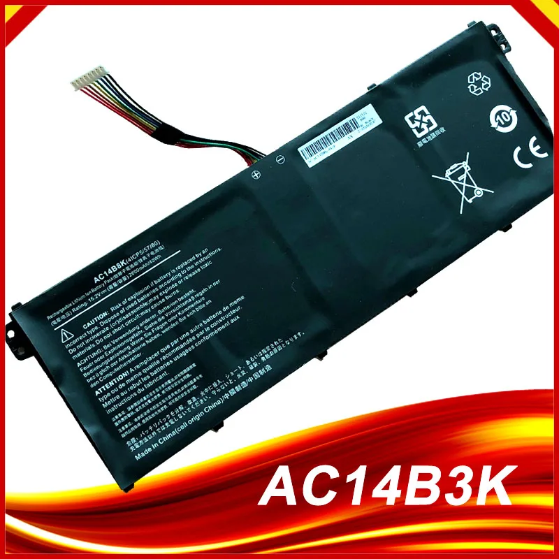 Аккумулятор для ноутбука AC14B3K для Acer Aspire R5-571T R5-571TG S14 CB3-511 Swift 3 SF314-51 R 11 R3-131T S14
Аккумулятор для ноутбука AC14B3K для Acer Aspire R5-571T R5-571TG S14 CB3-511 Swift 3 SF314-51 R 11 R3-131T S14