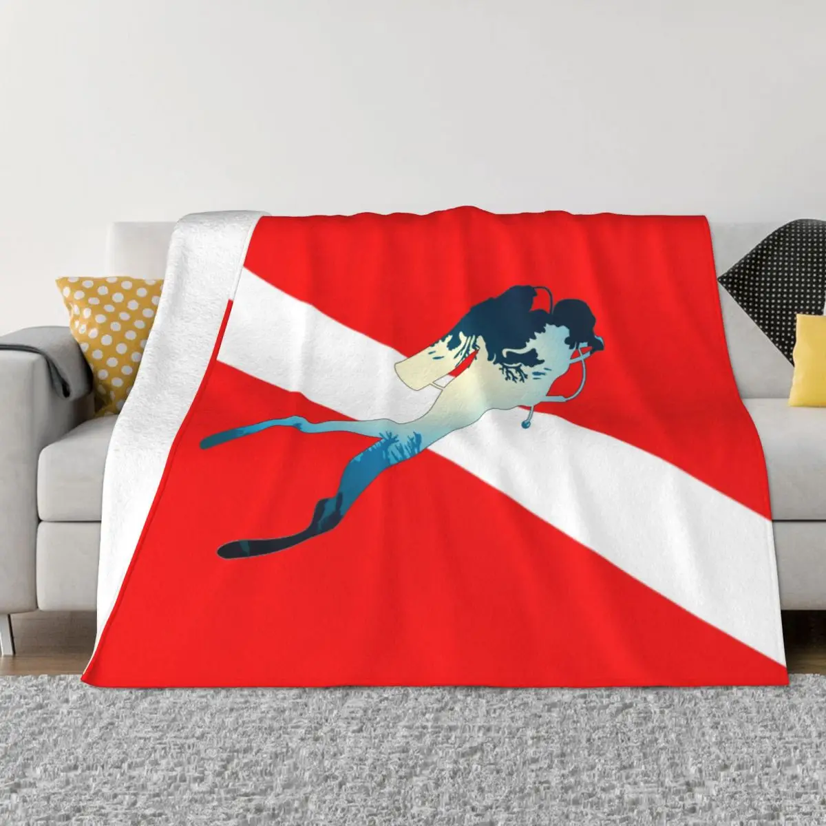 Comfortable Scuba Diver Undersea Blanket Merch Bed Decorative Diving Scuba Dive Blanket Throw Lightweight Thin Fleece for Car
Comfortable Scuba Diver Undersea Blanket Merch Bed Decorative Diving Scuba Dive Blanket Throw Lightweight Thin Fleece for Car