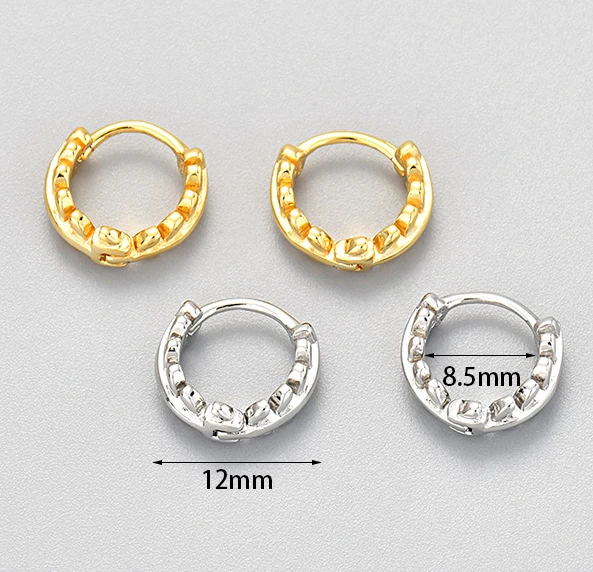 Fresh leaf ear buckles, plain surface cold wind olive leaf earrings, temperament personalized simple wheat ear jewelry earrings 1 S27fdcae117124b5883988b25d49ebd937