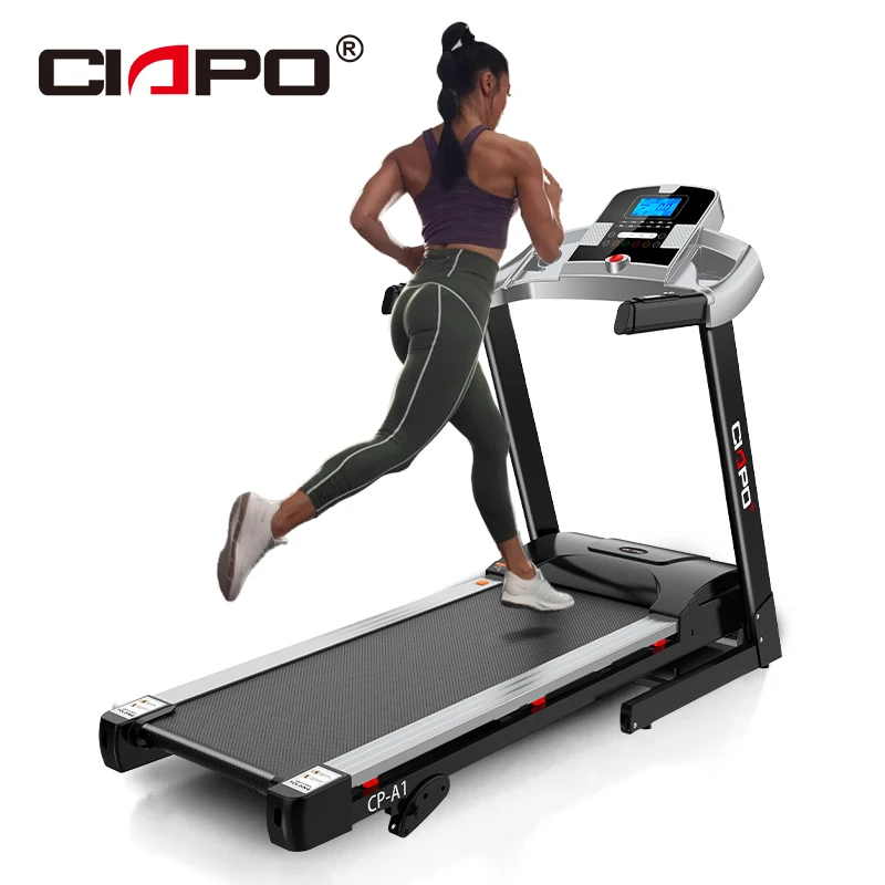 

2024 Electric home treadmill folding Gym Fitness Equipment running machine sale Motorized treadmill with screen cheap