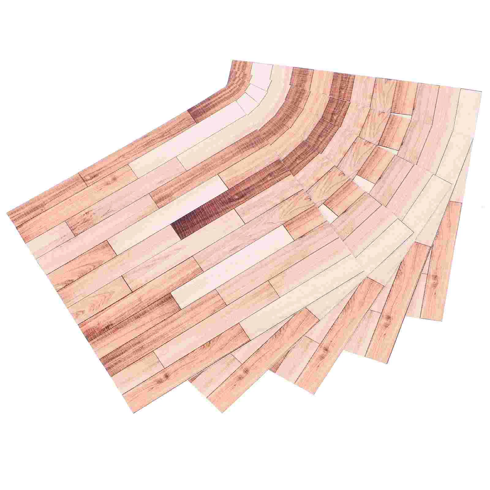 5 Pcs Simulated Wood Grain Wall Dollhouse Paper Floor Stencil Tile for Decorate Floorboard Floorboards Accessories
5 Pcs Simulated Wood Grain Wall Dollhouse Paper Floor Stencil Tile for Decorate Floorboard Floorboards Accessories