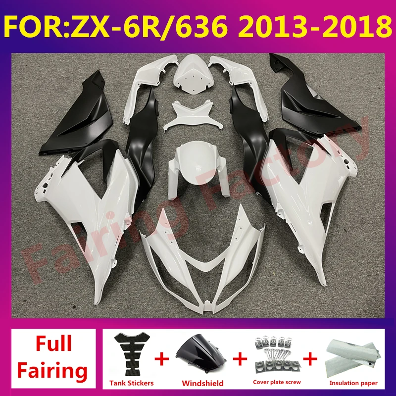 New ABS Motorcycle Fairing kit Fit For kawasaki ZX6R 636 ZX-6R 2013 2014 2015 2016 2017 2018 fairings bodywork set white black
New ABS Motorcycle Fairing kit Fit For kawasaki ZX6R 636 ZX-6R 2013 2014 2015 2016 2017 2018 fairings bodywork set white black