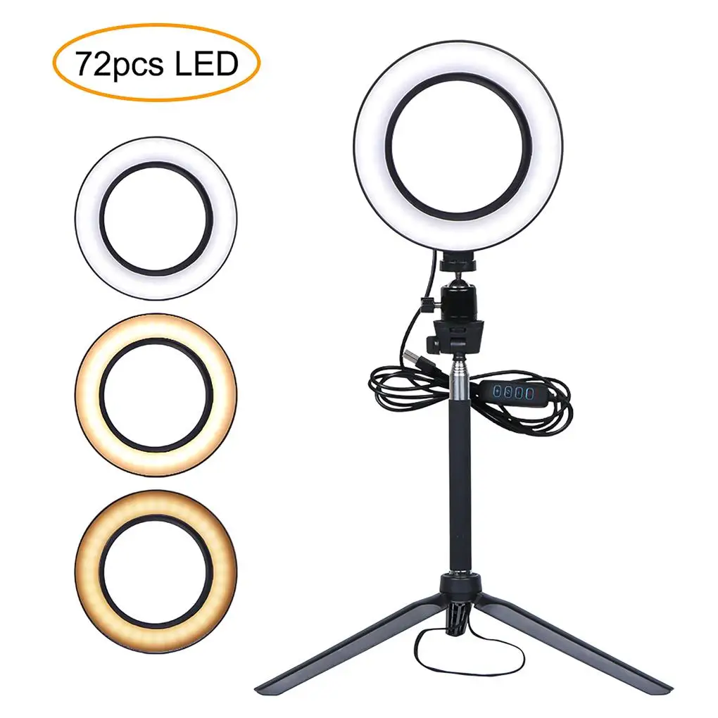 Selfie Ring Light with Retractable Tripod Camera Video Fill Lamp Live Streaming Lighting Tool for Household Outdoor
Selfie Ring Light with Retractable Tripod Camera Video Fill Lamp Live Streaming Lighting Tool for Household Outdoor