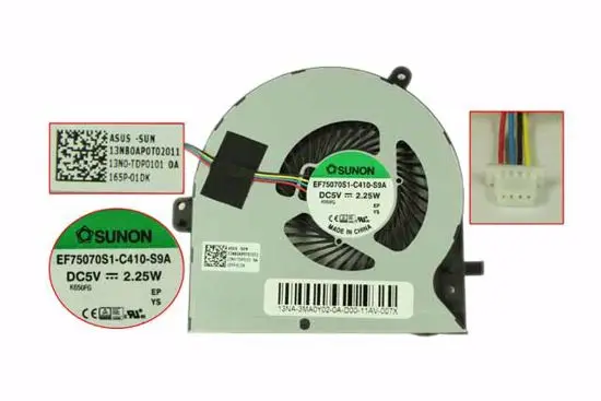 Вентилятор охлаждения серии Strix S5V 13N0-TDP0101 EF75070S1-C410-S9A DC 5V 2,25 W
Вентилятор охлаждения серии Strix S5V 13N0-TDP0101 EF75070S1-C410-S9A DC 5V 2,25 W