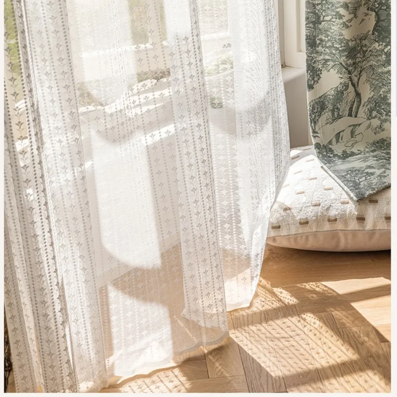 Customizable Tulle Window Screen, French Simple Lace Shading, Light Luxury Patchwork, Bedroom, Living Room, White
Customizable Tulle Window Screen, French Simple Lace Shading, Light Luxury Patchwork, Bedroom, Living Room, White