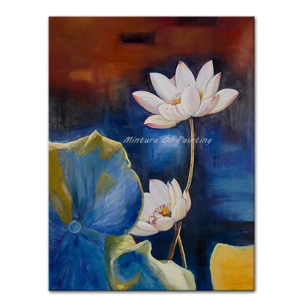 Mintura Hand-Painted Flowers Oil Painting Handmade Abstract Canvas,Art Modern Lotus Picture For Living Room Home Decoration Gift
Mintura Hand-Painted Flowers Oil Painting Handmade Abstract Canvas,Art Modern Lotus Picture For Living Room Home Decoration Gift