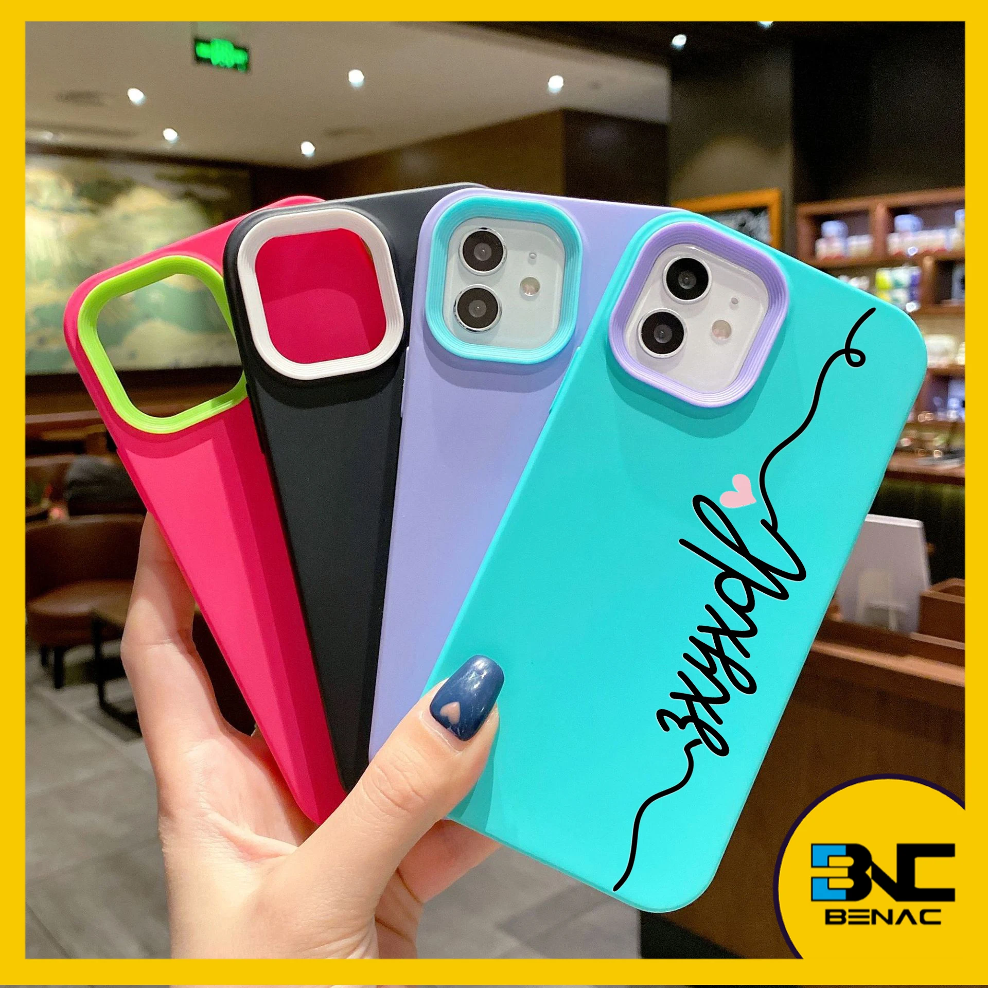 Soft Phone Case Personalized Name Customization Heart Series Suitable for Apple iPhone 15 14 13 12 11 Pro | promax x/xs max xr 7
Soft Phone Case Personalized Name Customization Heart Series Suitable for Apple iPhone 15 14 13 12 11 Pro | promax x/xs max xr 7