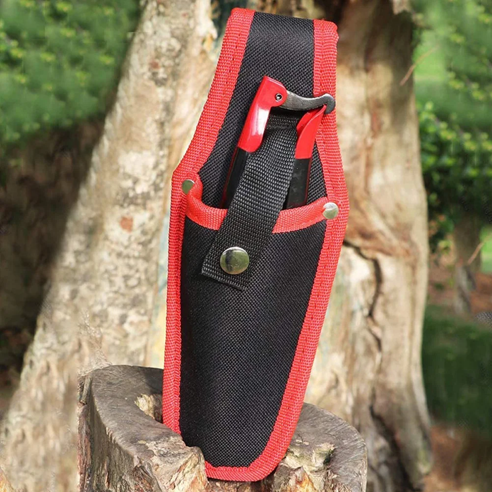 

2 Pcs Pruning Shears Set Hand Pruner Cover Tool Holster Scissor Scissors Canvas Snap Sheath Holder for Gardening