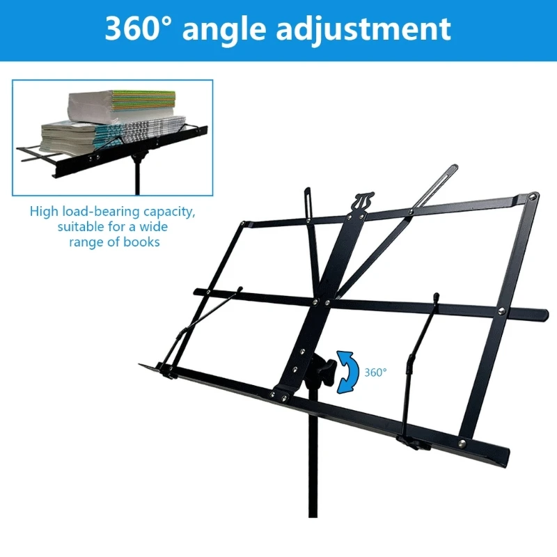 Lightweight Sheet Music Stand Holder Portable Folding Music Stand Firm Adjusted Height Tripod Base Metal Music Drop Shipping
Lightweight Sheet Music Stand Holder Portable Folding Music Stand Firm Adjusted Height Tripod Base Metal Music Drop Shipping