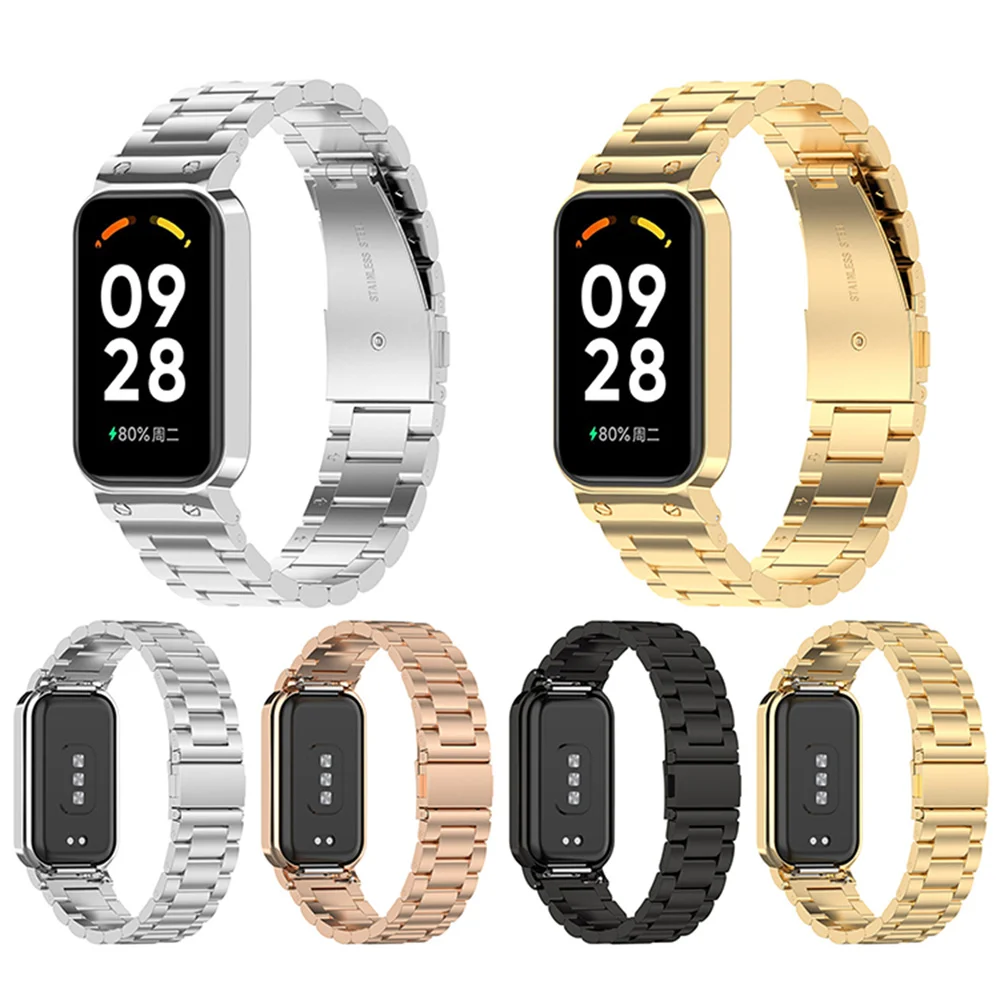 1 PCS For Redmi Band 2 Stainless Steel Three-bead Watch Strap with Frame Replacement Smart Watch Accessories Parts
1 PCS For Redmi Band 2 Stainless Steel Three-bead Watch Strap with Frame Replacement Smart Watch Accessories Parts