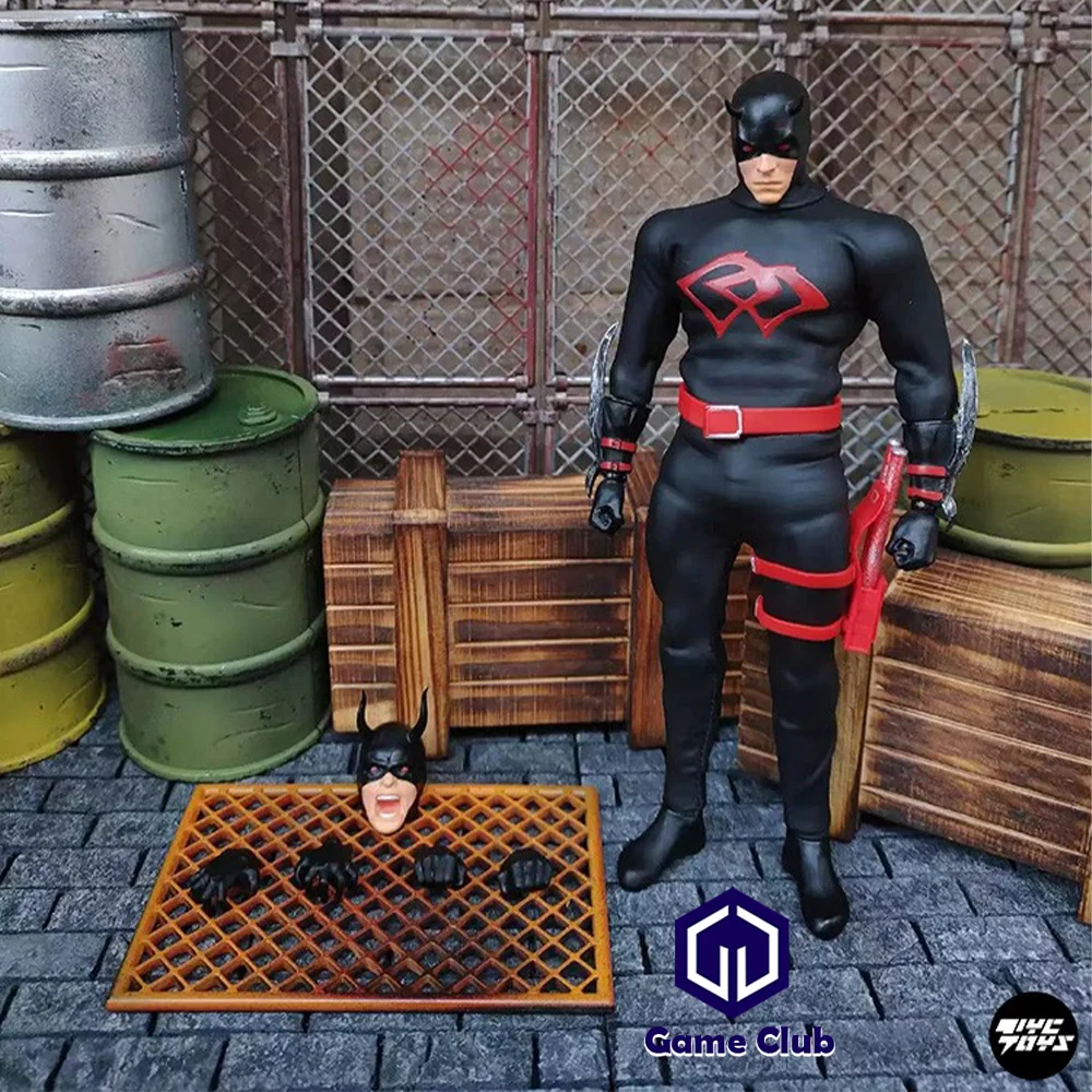 TYCTOYS DK Studio 1/12 Male Soldier Daredevil Superhero Black Night Mask Hero Model Full Set 6inch Action Figure Body Collection 
TYCTOYS DK Studio 1/12 Male Soldier Daredevil Superhero Black Night Mask Hero Model Full Set 6inch Action Figure Body Collection