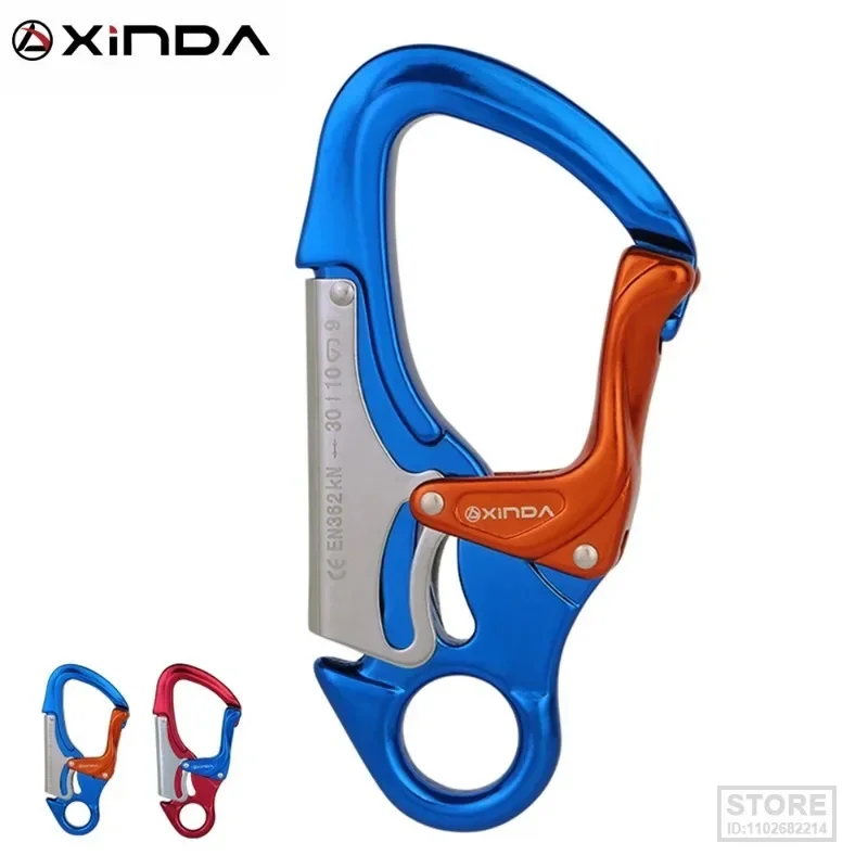 Xinda наружный карабин для скалолазания 30 кН горный безопасный крючок для альпинизма с пряжкой из ферраты оборудование для работы по высоте
Xinda наружный карабин для скалолазания 30 кН горный безопасный крючок для альпинизма с пряжкой из ферраты оборудование для работы по высоте